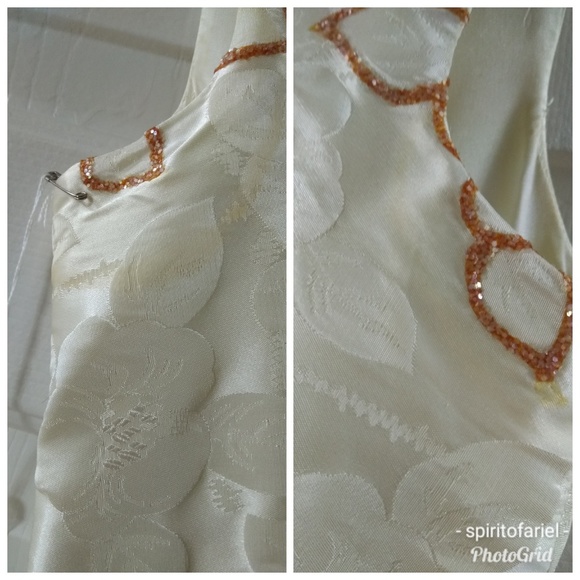 Amazing glamorous satin 50s wiggle gown - Picture 6 of 6